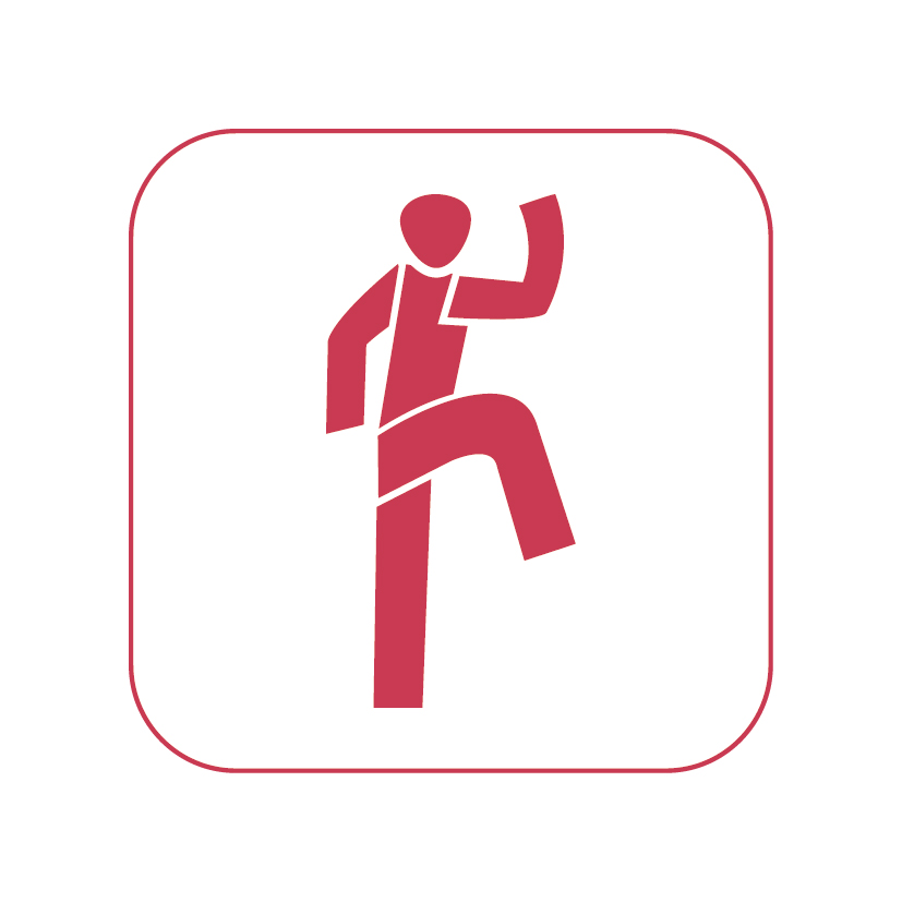 icon gymnastik rot auf weiss 50mm rgb 300dpi